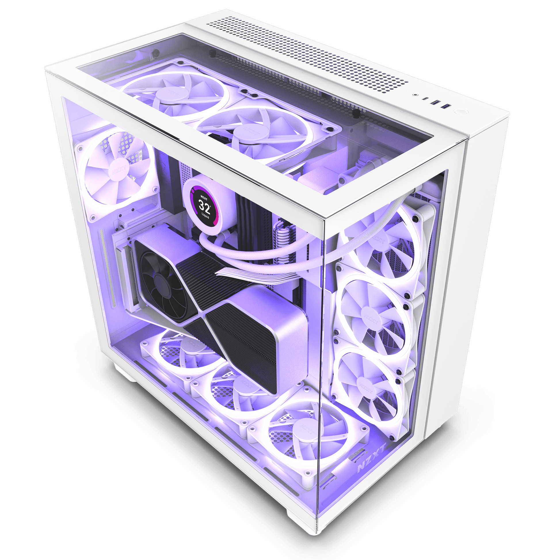 HiPer Ryzen 7 9800X3D | NZXT N7 B650E Wi-Fi | NZXT Kraken 360 RGB LCD Cooler | Acer Predator Vesta II 64GB DDR5 | GIGABYTE RTX 4080 Super Aero OC 16GB | Corsair MP700 PRO 2TB NVMe Gen5 | NZXT C1000 PSU | NZXT H9 Elite (White) -  ad6dad.myshopify.com -  FOR ENGINEER & ARCHITECTS