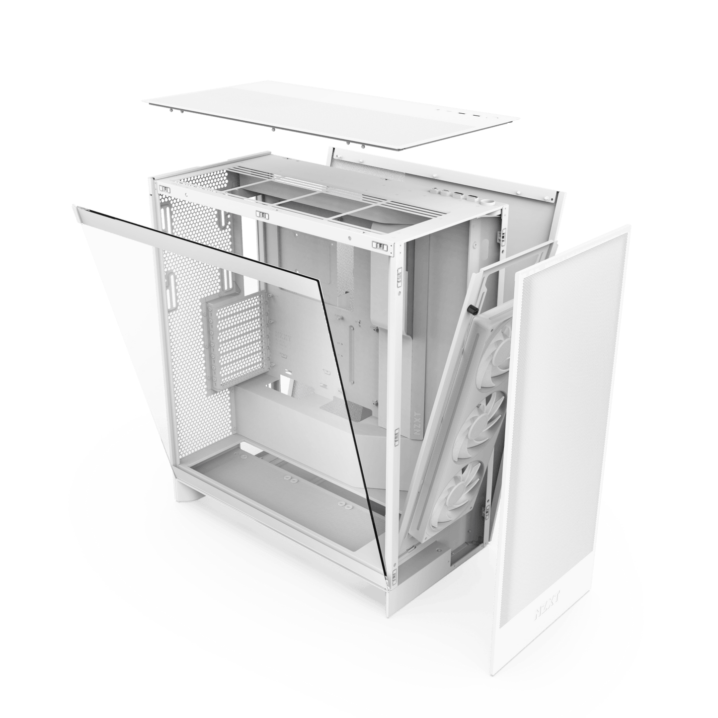 HiPer Intel i7-14700K, NZXT N7 Z790 Motherboard, Corsair iCUE H150i Elite XT Cooler, Asus Dual RTX 4070 White OC 12GB, Corsair Dominator Platinum 32GB DDR5, Kingston Fury Renegade 1TB NVME, WD Blue 2TB HDD, CM MWE Gold 1050 V2, NZXT H7 Elite White - ad6dad.myshopify.com - FOR GAMING AND STREAMING
