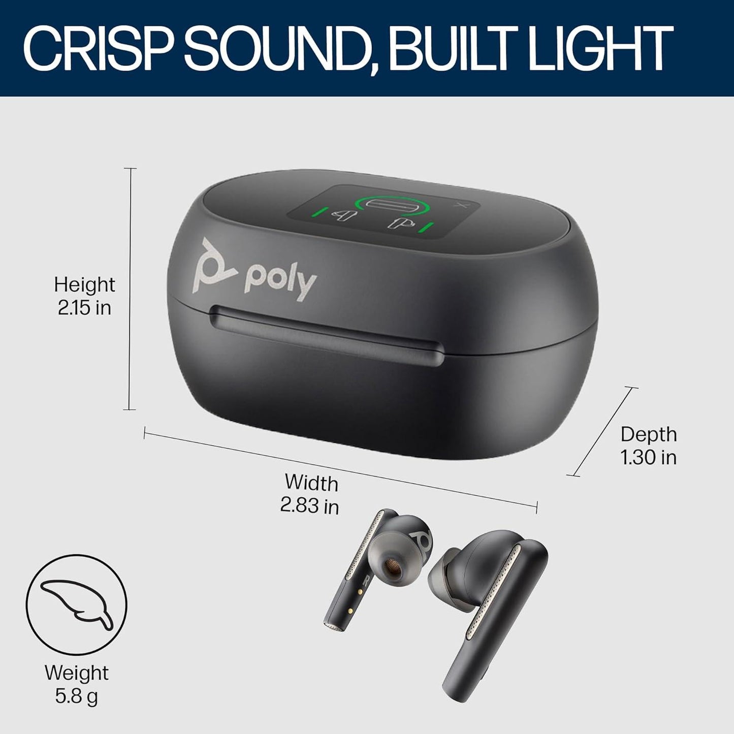 Poly (Plantronics) Voyager Free 60+ UC TWS - HIPER