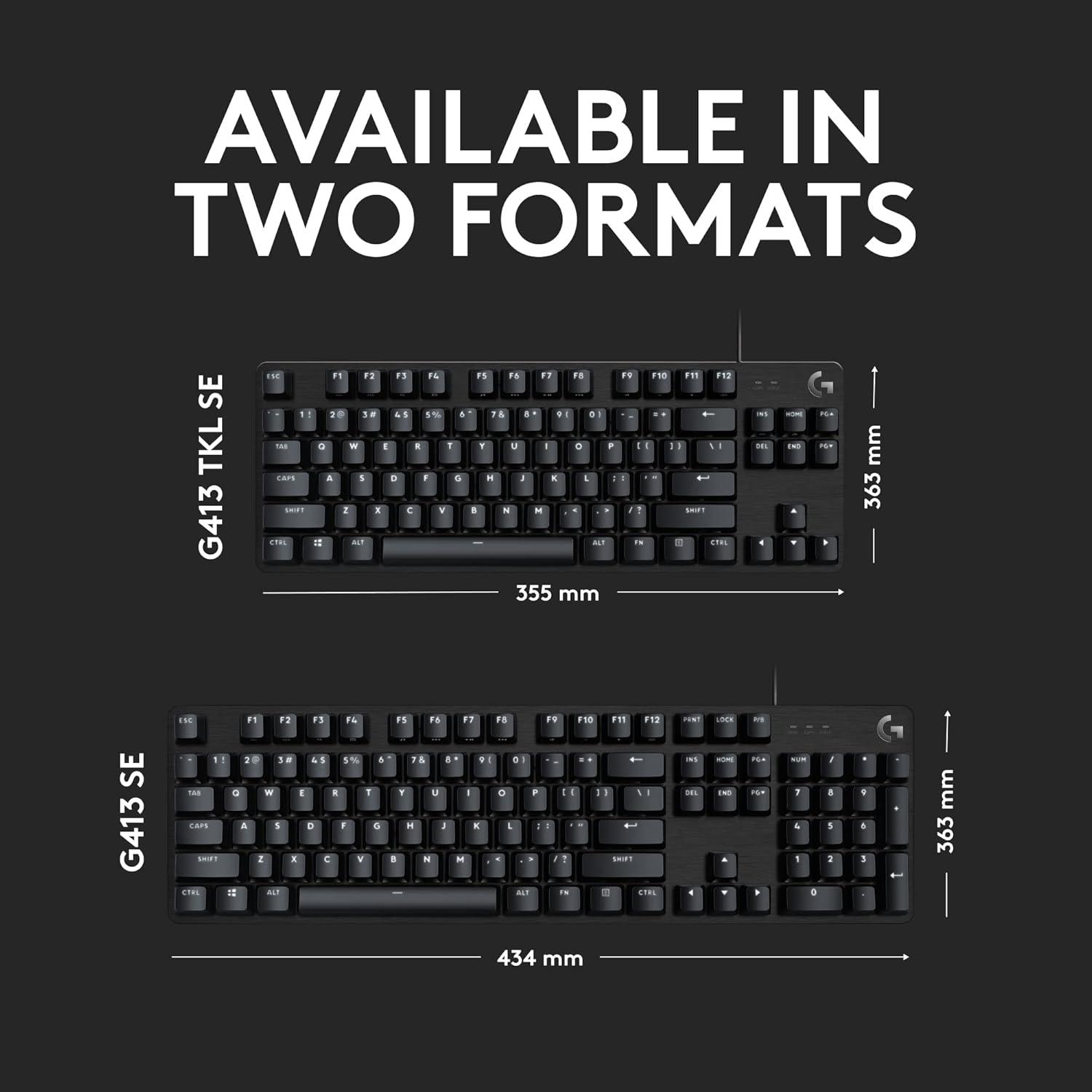 LOGITECH G413 SE MECHANICAL GAMING KEYBOARD -  ad6dad.myshopify.com -  Accessories
