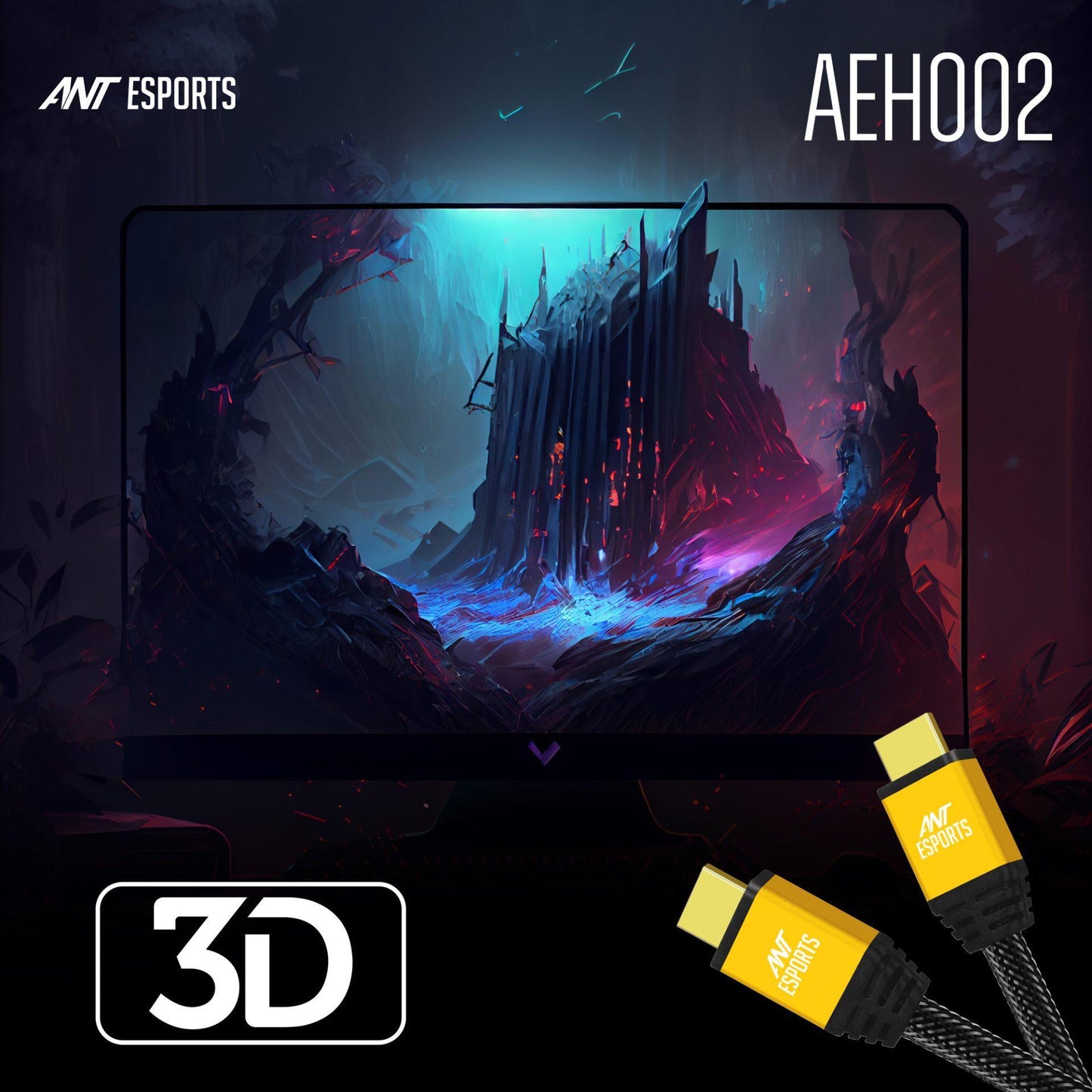 Ant Esports AEH010 4K HDMI Cable – 10 Meters - ad6dad.myshopify.com - Accessories