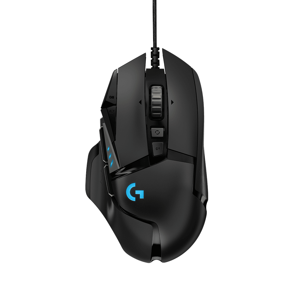 Logitech G502 Hero High Performance Wired Gaming Mouse, Hero 25K Sensor Black - ad6dad.myshopify.com - Accessories