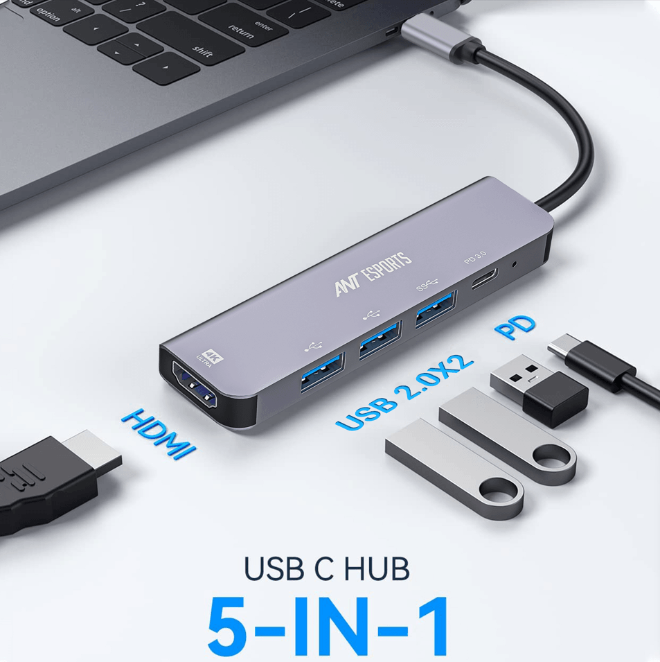 Ant Esports AEC510 USB Type-C Docking Station - ad6dad.myshopify.com - Accessories