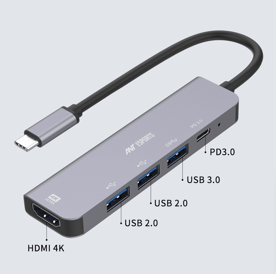 Ant Esports AEC510 USB Type-C Docking Station - ad6dad.myshopify.com - Accessories