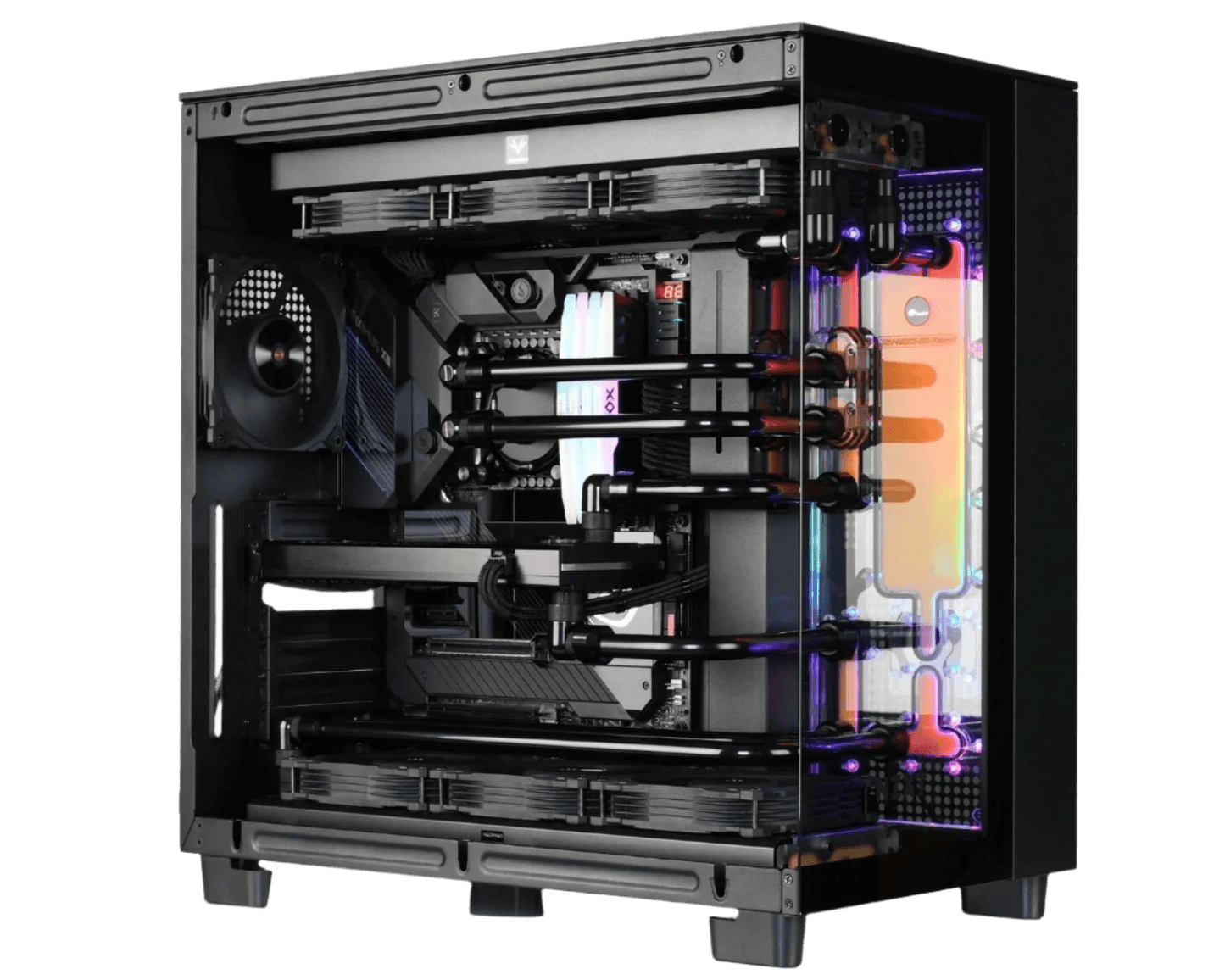 HiPer Ryzen 9 9950X | X870E Aorus WiFi 7 | Barrow Custom Cooling | RTX 5070 Ti 16GB | 64GB DDR5 | 1TB NVMe | C1000 PSU | H9 Flow - ad6dad.myshopify.com - FOR GAMING AND STREAMING