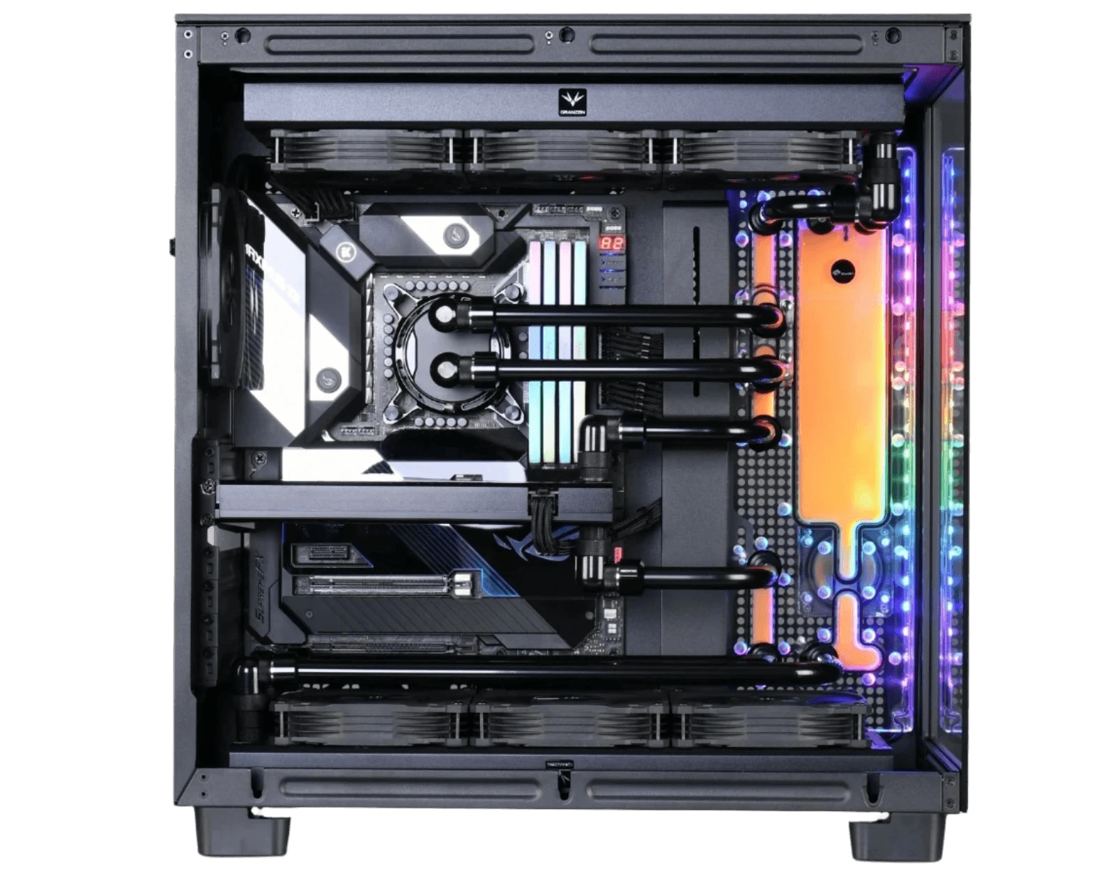 HiPer Ryzen 9 9950X | X870E Aorus WiFi 7 | Barrow Custom Cooling | RTX 5070 Ti 16GB | 64GB DDR5 | 1TB NVMe | C1000 PSU | H9 Flow -  ad6dad.myshopify.com -  FOR GAMING AND STREAMING