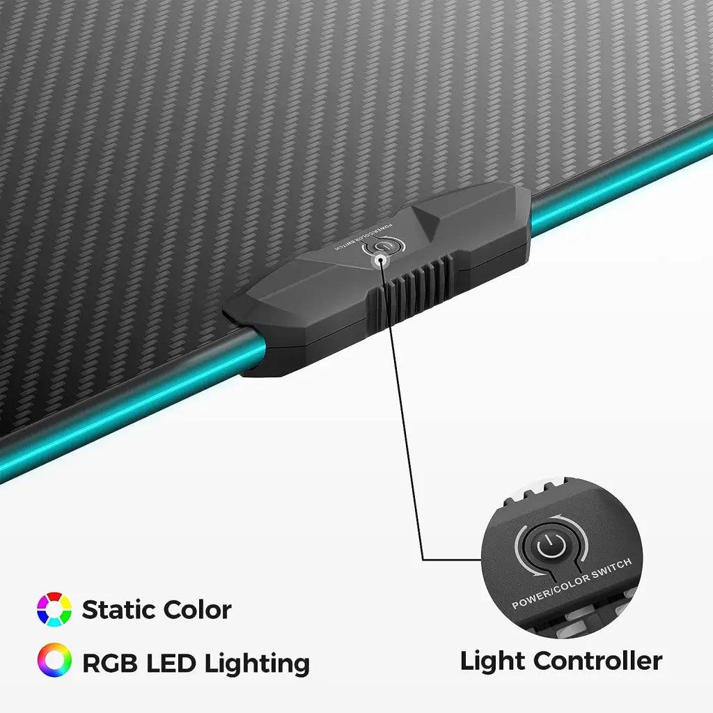 EUREKA ERGONOMIC Metal Finish Colonel Series GIP-44B Gaming Home Office PC Polygon Legs Design - HIPER