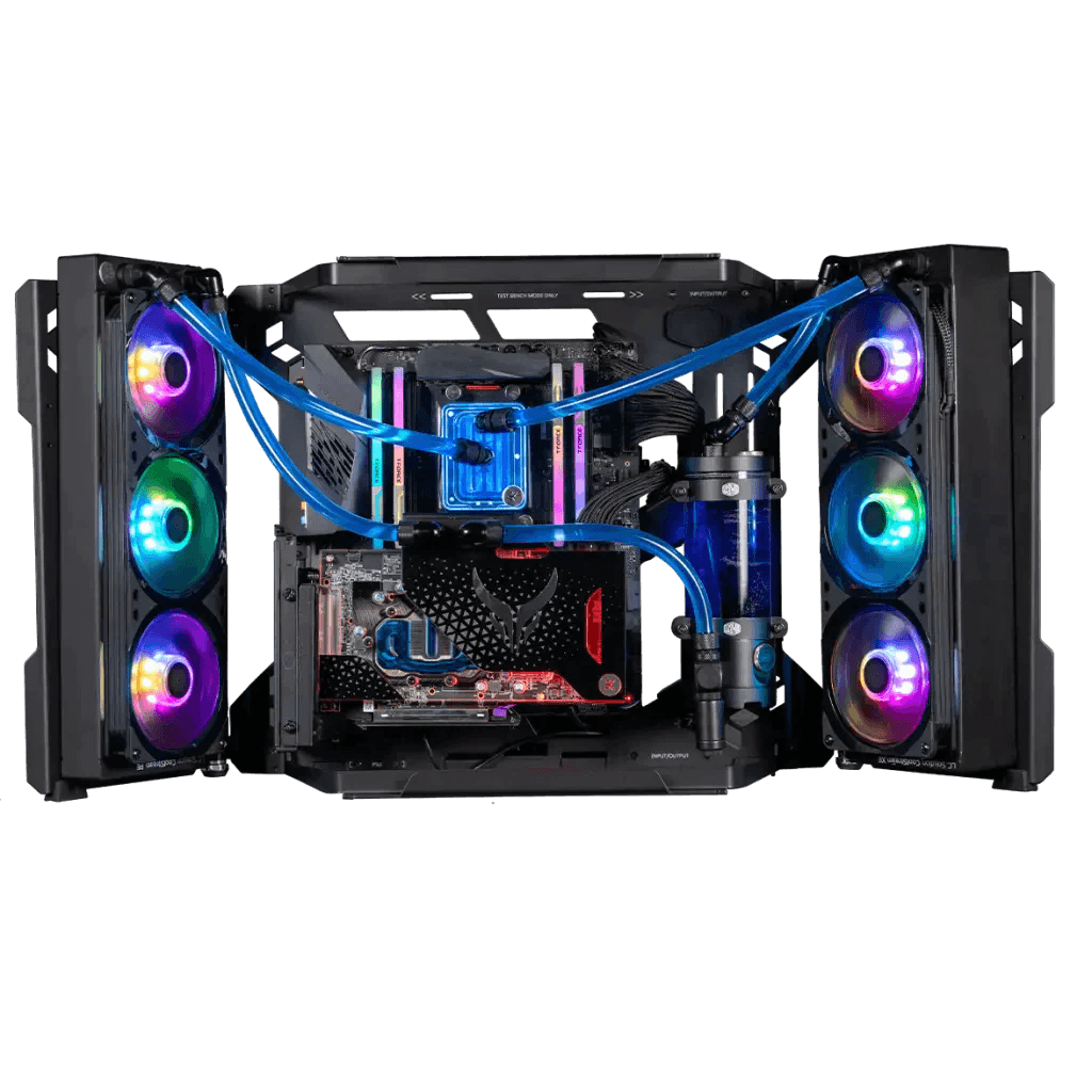 HiPer Intel i7-14700KF 5.60GHz | Gigabyte Z790 Aorus Elite AX | Asus LC II 360 ARGB | Sapphire RX 7700 XT NITRO+ OC 12GB | Corsair Dominator 32GB DDR5 | Samsung 980 Pro 1TB NVMe | WD Blue 1TB | Deepcool PM850D | Cooler Master MasterFrame 700 - HIPER