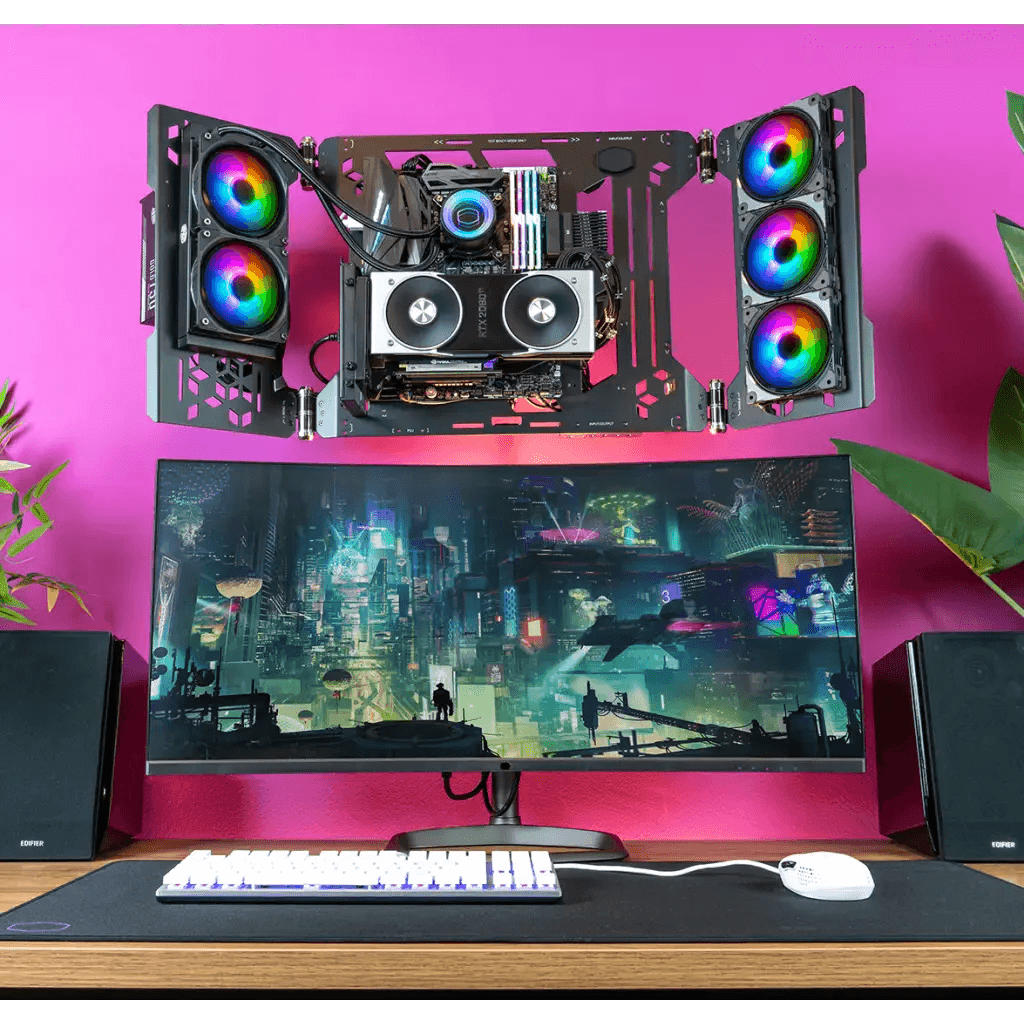 HiPer Intel i7-14700KF 5.60GHz | Gigabyte Z790 Aorus Elite AX White 6E | DeepCool Assassin III | Intel Arc A770 16GB | Corsair Dominator 32GB DDR5 | Samsung 980 Pro 1TB NVMe | WD Blue 4TB | Deepcool PM850D PSU | Cooler Master MasterFrame 700 - HIPER