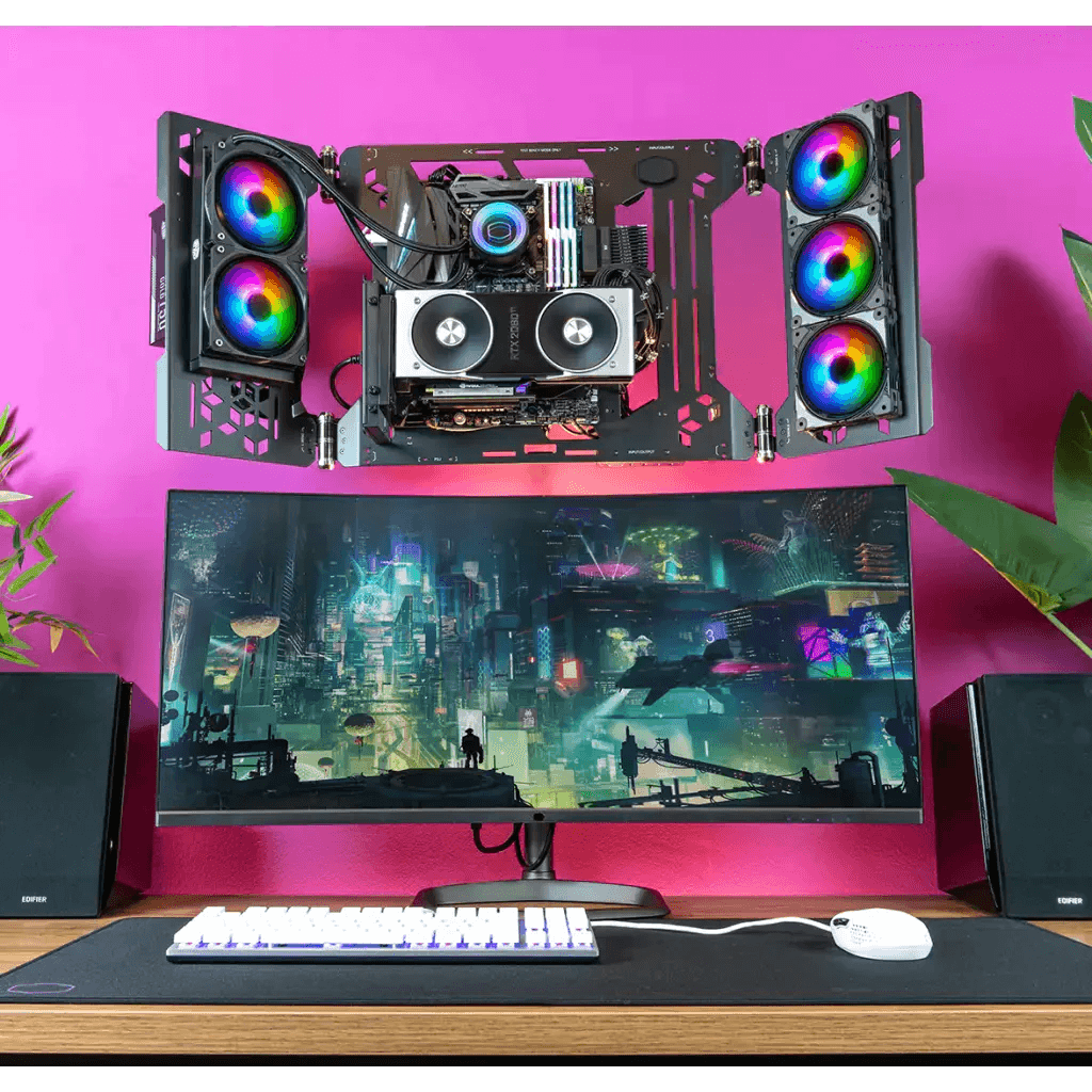 HiPer Intel i7-14700KF 5.60GHz | Gigabyte Z790 UD AX | Cooler Master ML360 Illusion ARGB | Zotac RTX 4070 12GB DDR6 | Corsair Dominator 32GB DDR5 | Samsung 980 Pro 1TB NVMe | WD Blue 1TB | Deepcool PM850D PSU | Cooler Master MasterFrame 700 - HIPER