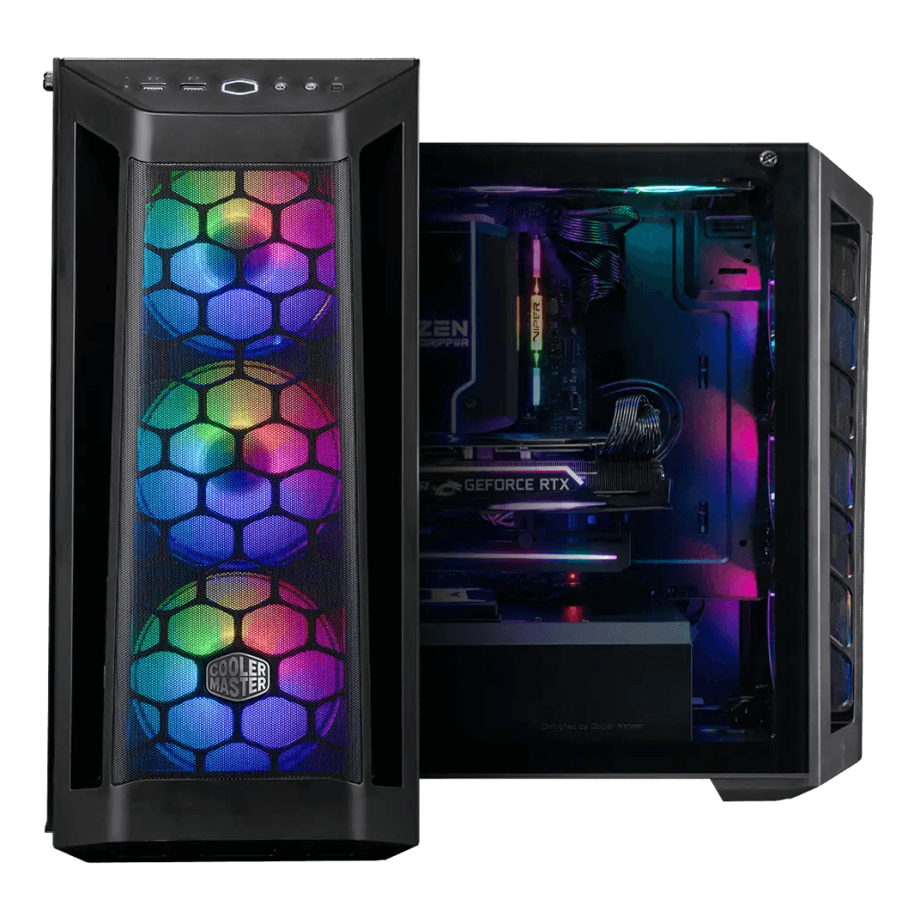 HiPer Ryzen 7700X 5.4GHz | Gigabyte B650 Aorus Elite AX | DeepCool Assassin III Cooler | Intel Arc A750 8GB GPU | Corsair Vengeance 16GB DDR5 | Samsung 980 Pro 1TB NVMe | Seagate Barracuda 1TB @7200RPM | DeepCool PM650D PSU | Cooler Master MB511 RGB Tower - HIPER