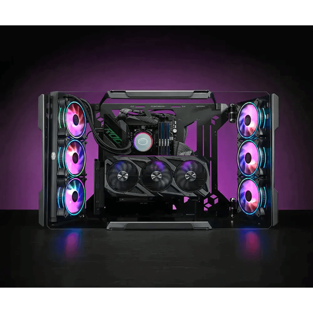 HiPer Ryzen 7800X3D 5.0GHz | MSI MPG X670E Carbon Wi-Fi | Corsair ICUE H150i Elite Capellix XT 360mm | Intel Arc A750 8GB GPU | Corsair Dominator 32GB DDR5 | Samsung 980 Pro 1TB NVMe | WD Blue 1TB | DeepCool PM650D | Cooler Master MasterFrame 700 - HIPER