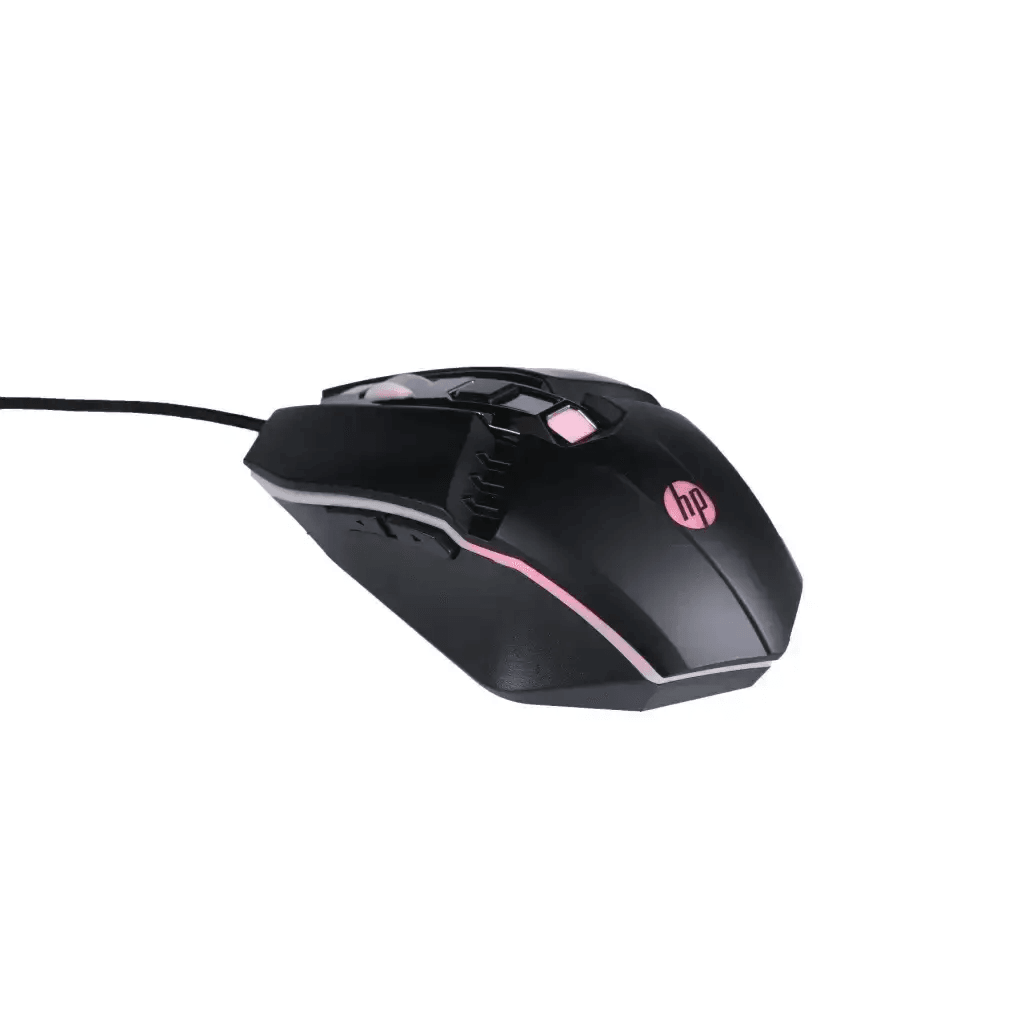 HP M270 Backlit USB Wired Gaming Mouse with 6 Buttons, 4-Speed Customizable 2400 DPI - HIPER