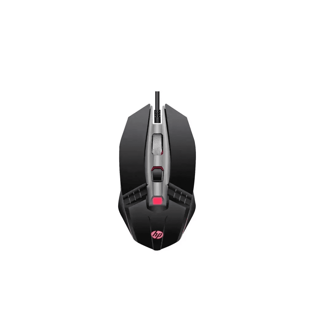 HP M270 Backlit USB Wired Gaming Mouse with 6 Buttons, 4-Speed Customizable 2400 DPI - HIPER