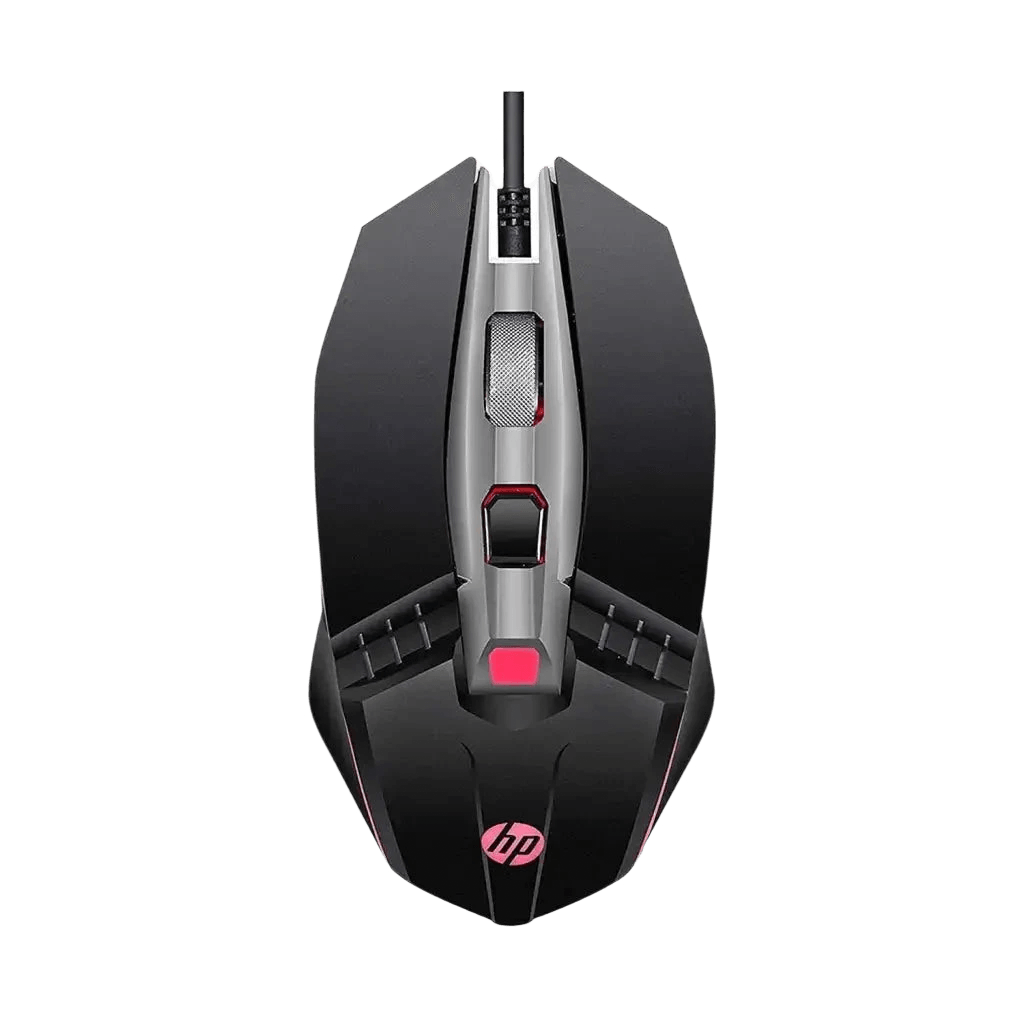 HP M270 Backlit USB Wired Gaming Mouse with 6 Buttons, 4-Speed Customizable 2400 DPI - HIPER
