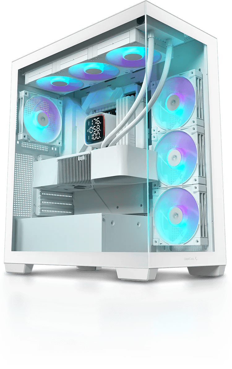 HiPer Ryzen 5 9600X | Gigabyte B650 Aorus Elite AX ICE | Deepcool LD360 WH Liquid Cooler | Adata XPG Lancer Blade RGB 32GB DDR5 | Gigabyte RTX 4060 Eagle OC ICE 8GB | Adata XPG Gammix S70 Blade 1TB NVMe | GIGABYTE UD850GM PG5W PSU | Deepcool CG580 (White)