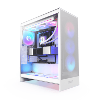 HiPer Intel i7-14700K, NZXT N7 Z790 Motherboard, Corsair iCUE H150i Elite XT Cooler, Asus Dual RTX 4070 White OC 12GB, Corsair Dominator Platinum 32GB DDR5, Kingston Fury Renegade 1TB NVME, WD Blue 2TB HDD, CM MWE Gold 1050 V2, NZXT H7 Elite White