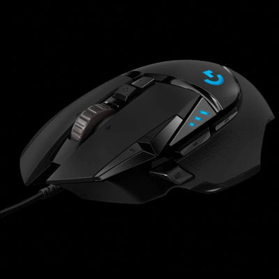 Logitech G502 Hero High Performance Wired Gaming Mouse, Hero 25K Sensor Black