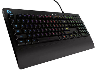 Logitech G213 Prodigy USB Gaming Keyboard, LIGHTSYNC RGB Backlit Keys Black