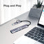 Ant Esports AEC610 6 in 1 USB C Hub Multiport Adapter, USB 3.0, 2.0 and SD/Micro SD Card Reader, Type C Splitter Adapter OTG Compatible with Windows