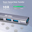 Ant Esports AEC610 6 in 1 USB C Hub Multiport Adapter, USB 3.0, 2.0 and SD/Micro SD Card Reader, Type C Splitter Adapter OTG Compatible with Windows