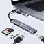 Ant Esports AEC610 6 in 1 USB C Hub Multiport Adapter, USB 3.0, 2.0 and SD/Micro SD Card Reader, Type C Splitter Adapter OTG Compatible with Windows