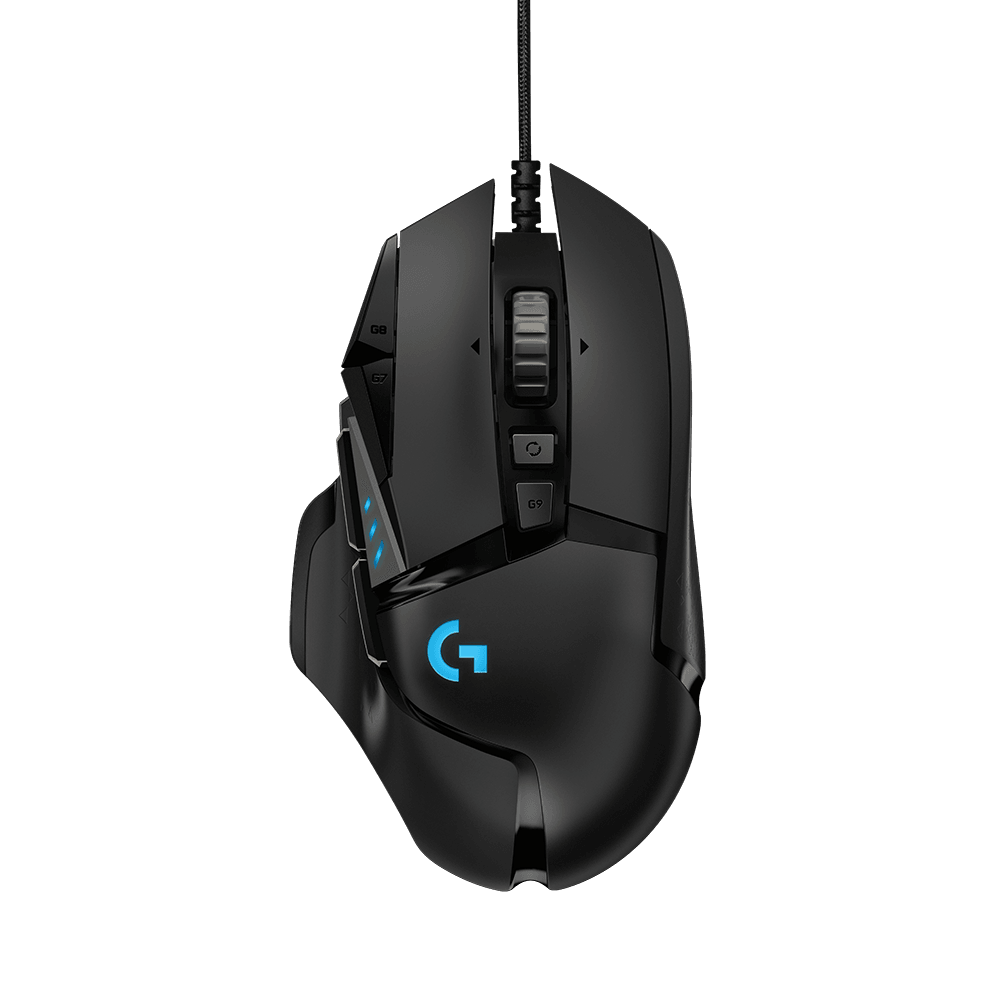 Logitech G502 Hero High Performance Wired Gaming Mouse, Hero 25K Sensor Black