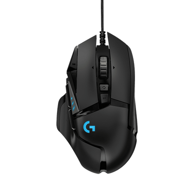 Logitech G502 Hero High Performance Wired Gaming Mouse, Hero 25K Sensor Black