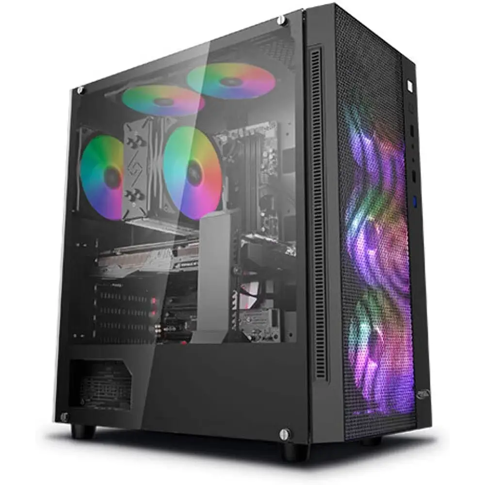 HiPer Ryzen 7600X 5.1GHz, MSI Pro B650-P WiFi, Deepcool AK620 Cooler, ASRock Intel Arc A380 ITX OC 6GB, Corsair 16GB DDR5 RAM, Samsung 980 Pro 1TB NVME, Seagate 1TB Barracuda, Deepcool PM650D PSU, Deepcool Matrexx 55 Mesh 4F - HIPER