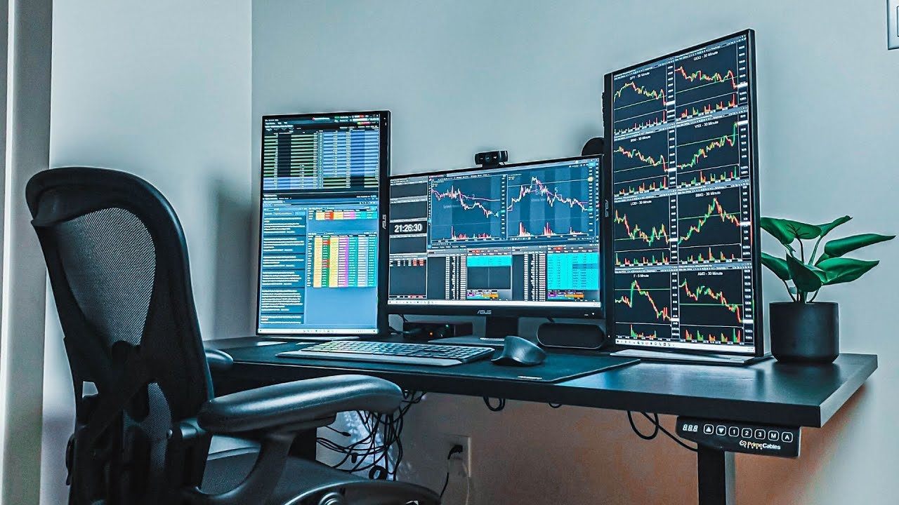 HIPER Ultimate Trading Workstation - Multi-Monitor High-Performance