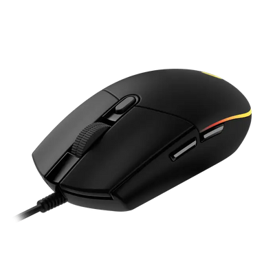 Logitech G USB G G203 Wired Gaming Mouse, 8000 DPI, Rainbow Optical Effect LIGHTSYNC RGB Black - Logitech - Digital IT Cafè
