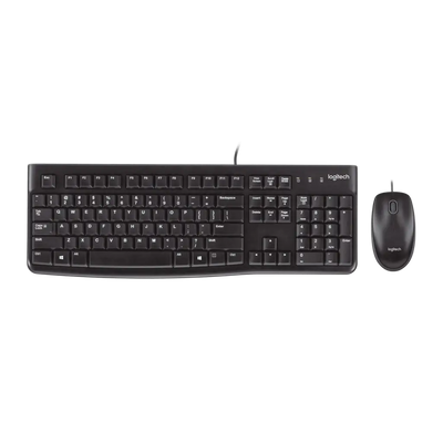 Logitech MK120 Wired USB Keyboard and Mouse Set - Logitech - Digital IT Cafè