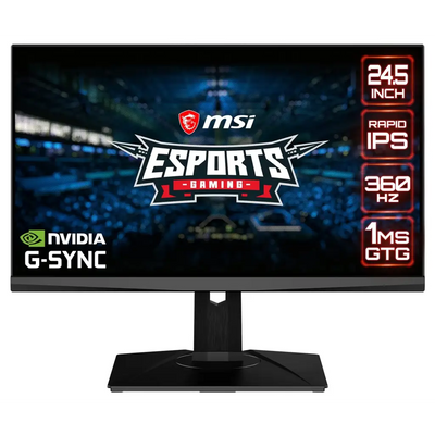 MSI Oculux NXG253R - 24.5 Inch 360 Hz Esports Gaming Monitor