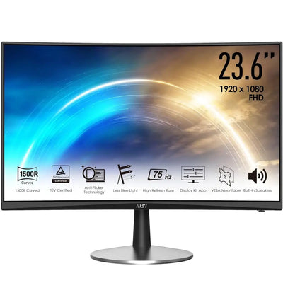 MSI PRO MP242C 23.6 Inch LCD Curved Business & Productivity