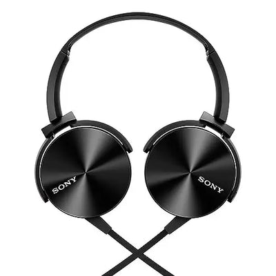 SONY Extra Bass MDR-XB450AP On-Ear Wired Headphones with Mic (Black) - Sony - Digital IT Cafè